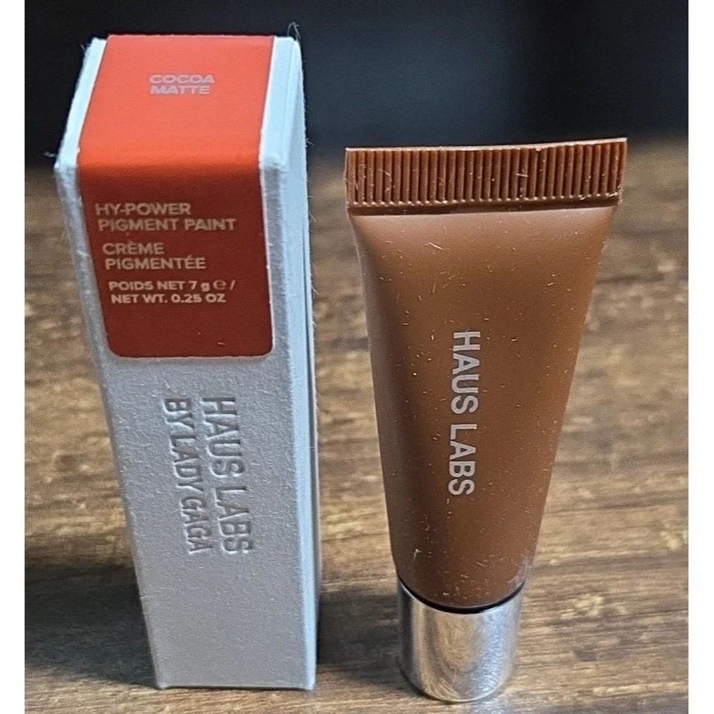 Haus Labs By Lady Gaga Hy-Power Pigment Paint Cocoa Matte NIB 25OZ